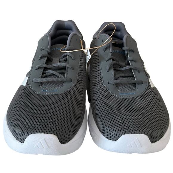 adidas Men’s Cloud foam Comfy Everyday Shoes Grey White Size 9 NEW in Box - Picture 5 of 10